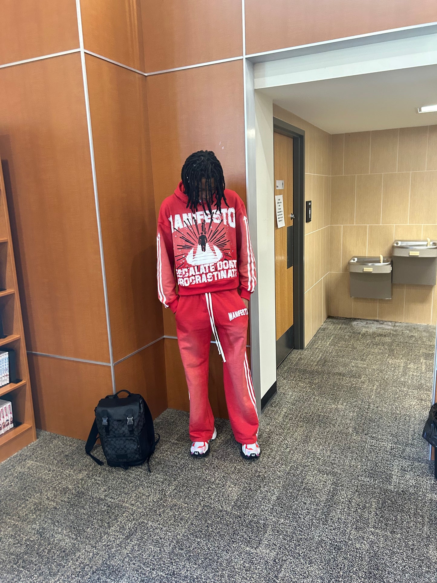 Red Escalate Don’t Procrastinate Hoodie