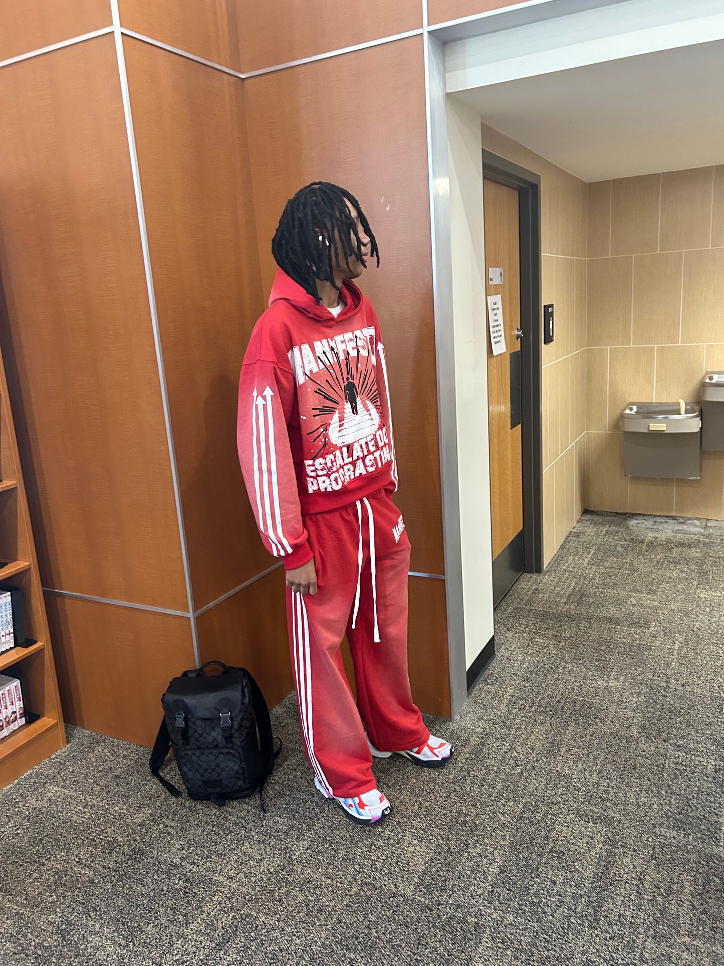 Red Escalate Don’t Procrastinate Hoodie