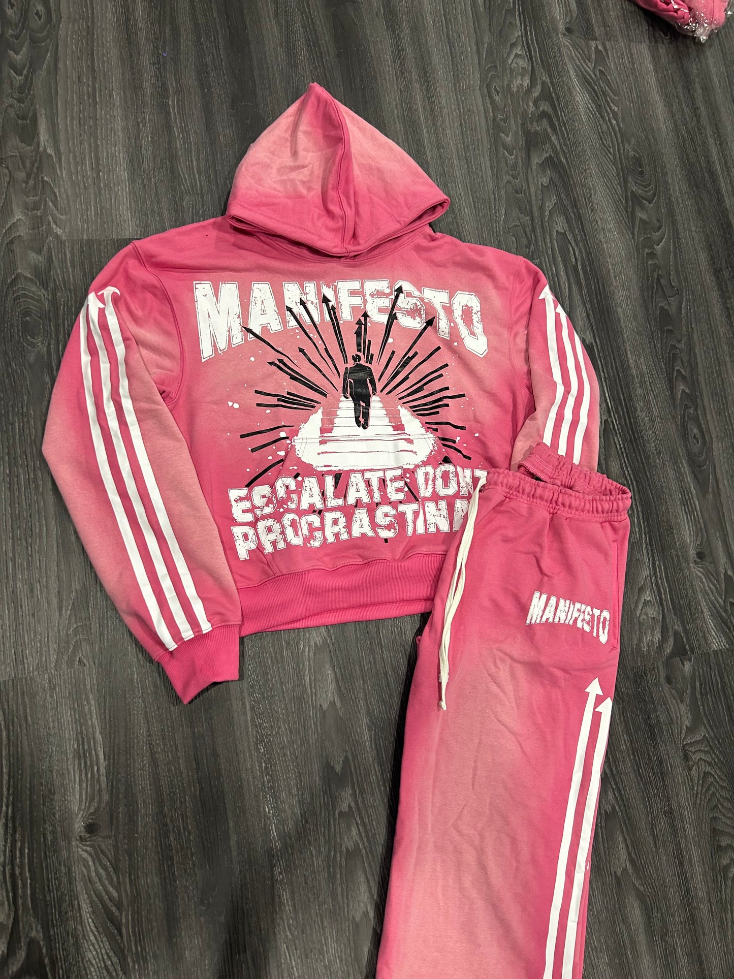 Pink Escalate Don’t Procrastinate Hoodie