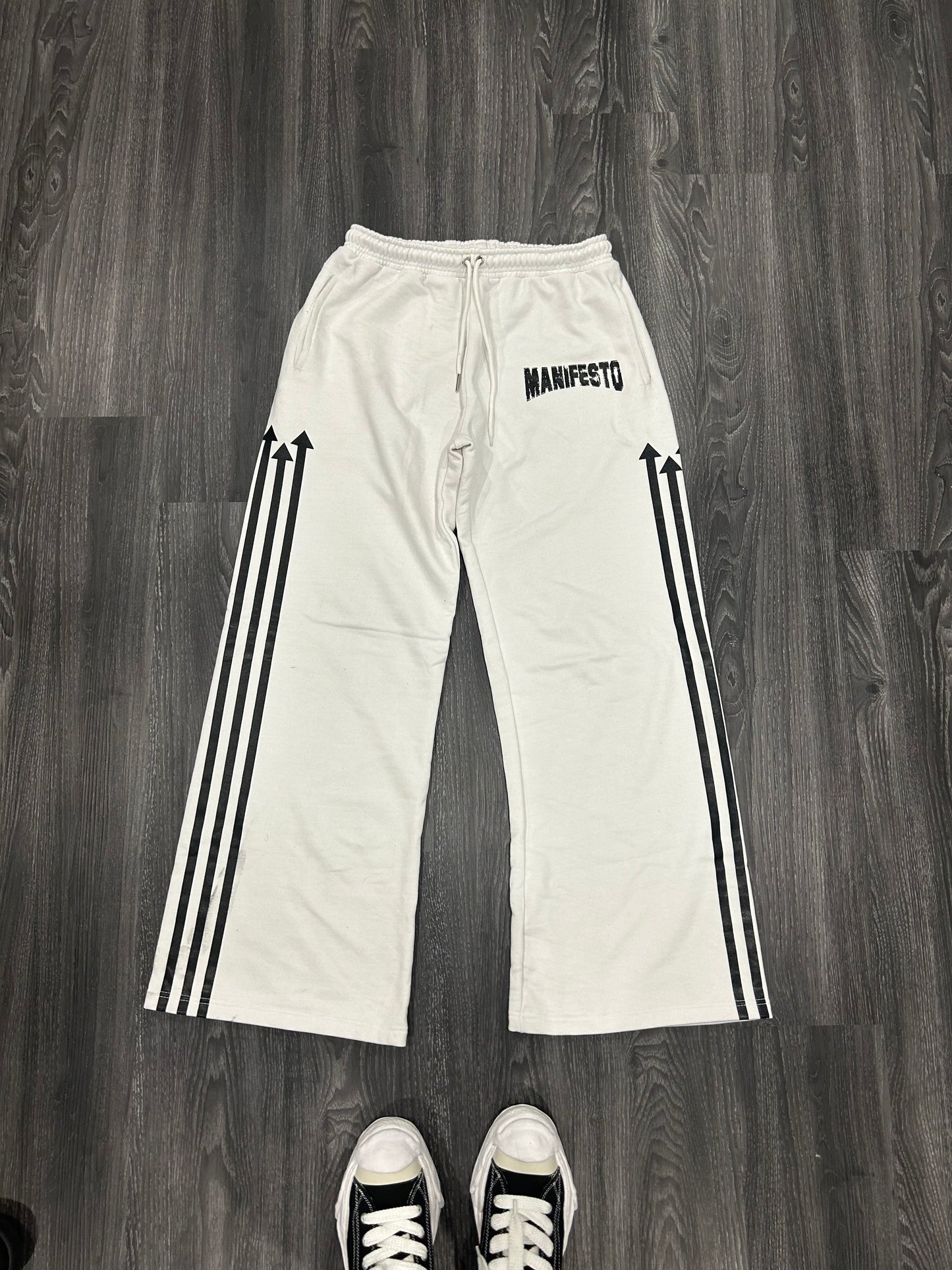 White Escalate Don’t Procrastinate Sweats