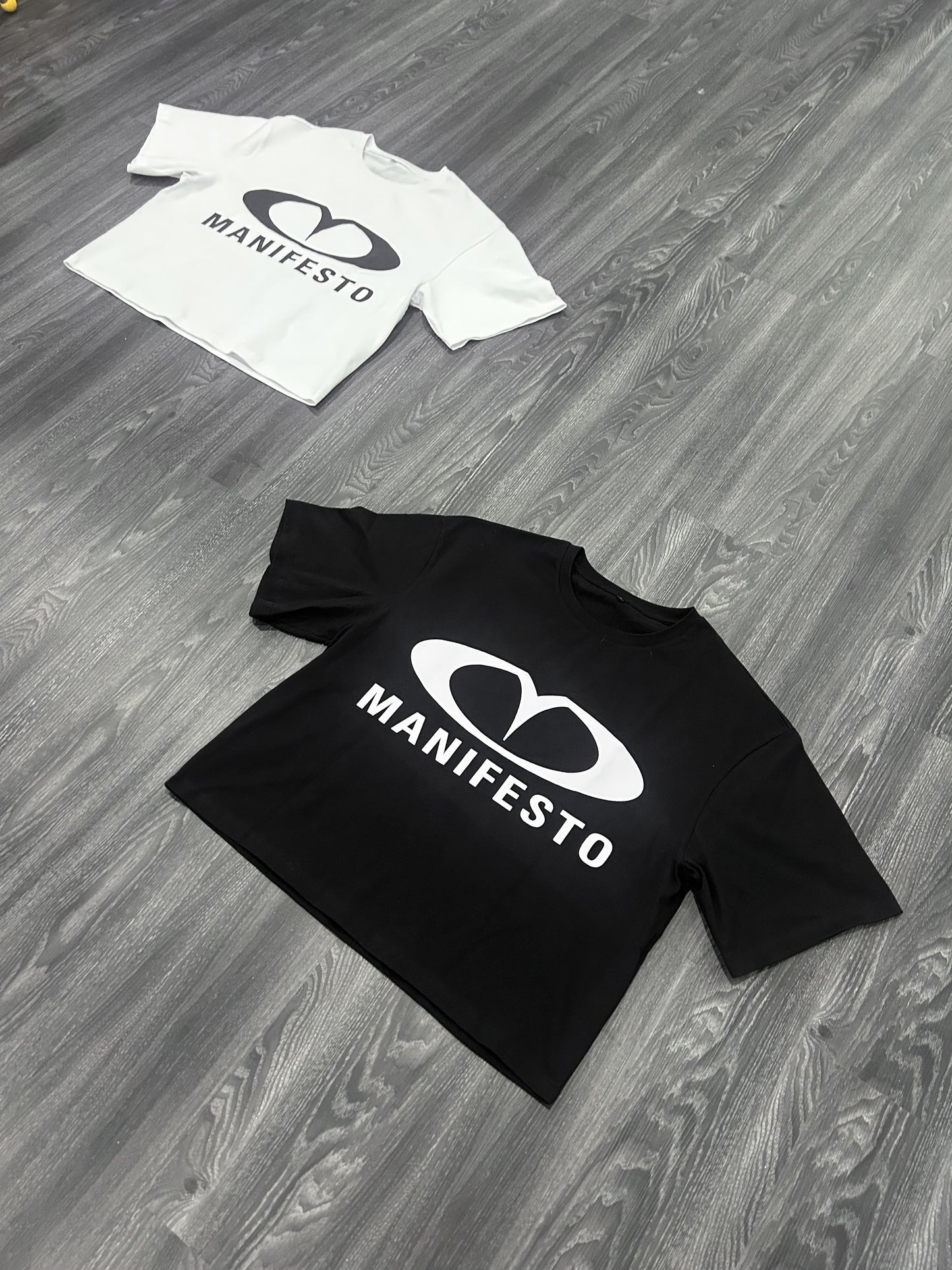 Manifesto Revamp Cropped Tees