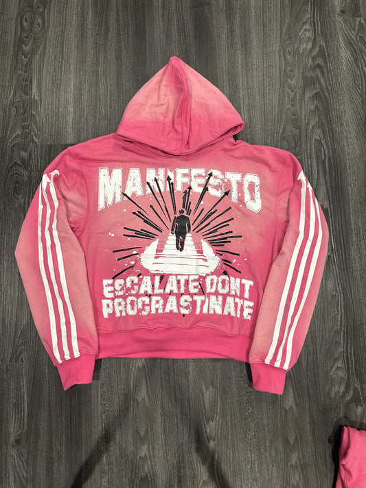 Pink Escalate Don’t Procrastinate Hoodie